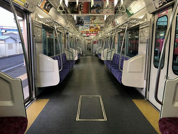 5062（モ5050形）の車内