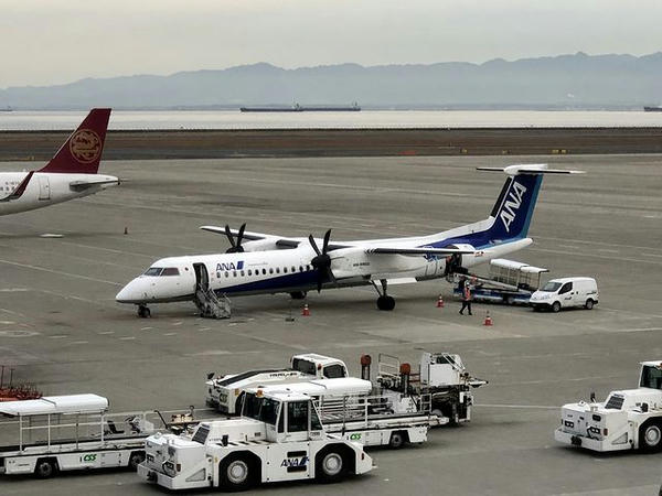 中部国際空港から搭乗したANA496便