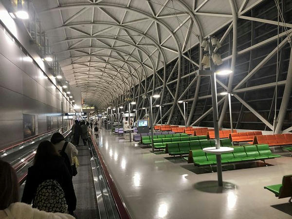 関西国際空港到着