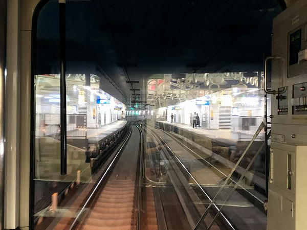 大師橋駅進入
