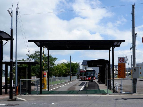 前谷地駅BRTバス停