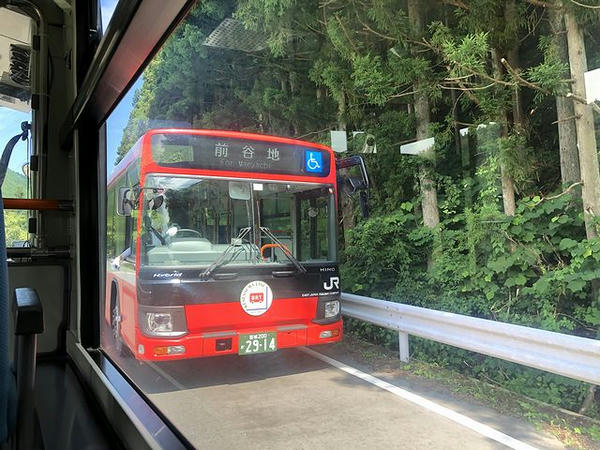陸前横山駅停車中