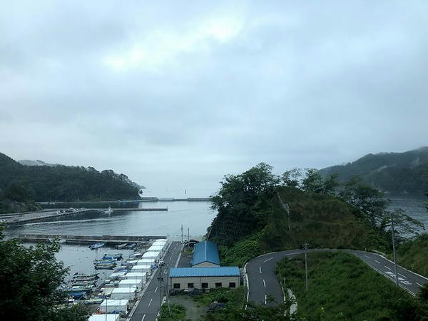 釜石駅－両石駅間（両石湾）