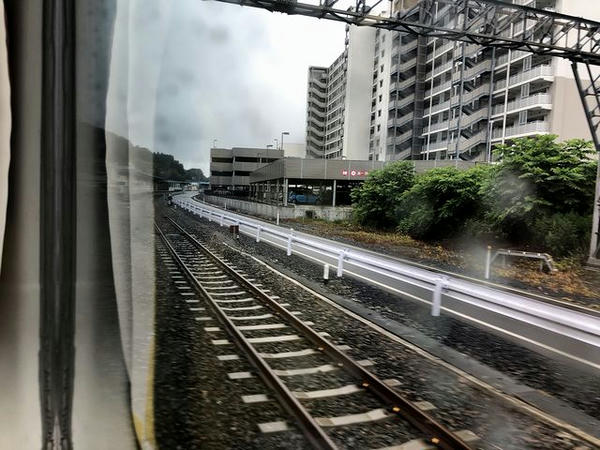 気仙沼駅進入