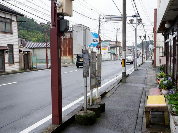気仙沼駅前バス停