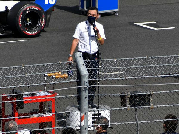 日本レースプロモーション中嶋悟社長による挨拶