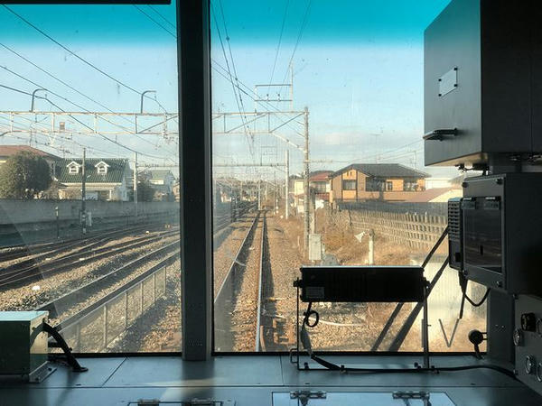 宝積寺駅発車直後