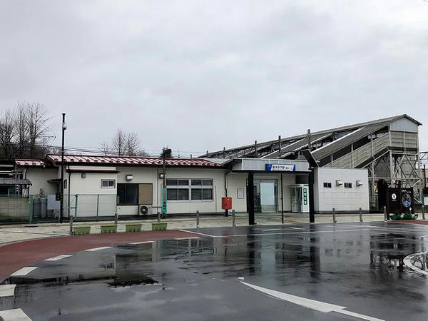 新大平下駅西口の駅舎