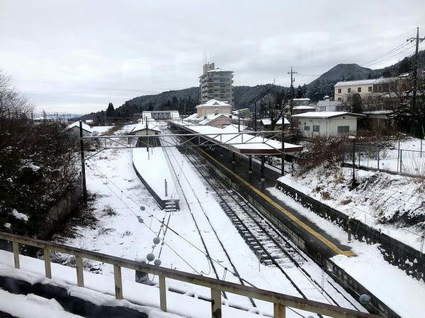 東武日光駅手前