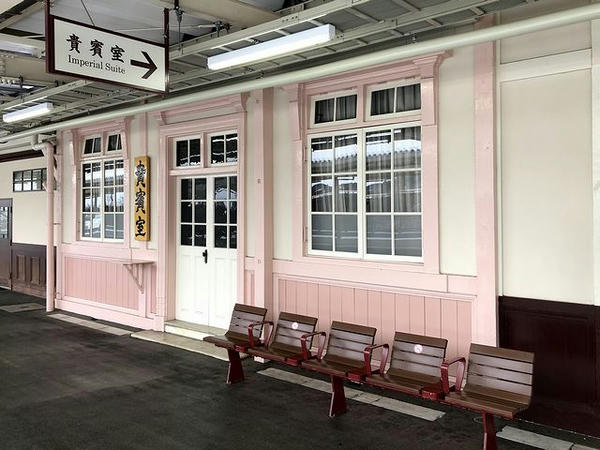 JR日光駅の貴賓室入口（ホーム側）