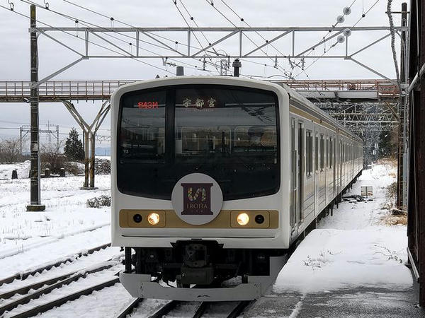 日光駅に入ってくる折返し宇都宮行き普通列車となる「いろは」
