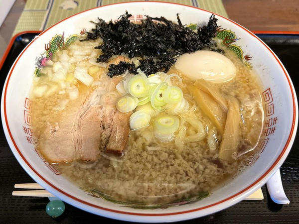 雷鳥 900円 ＋ 味玉 100円