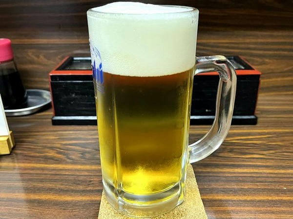 ビール 600円