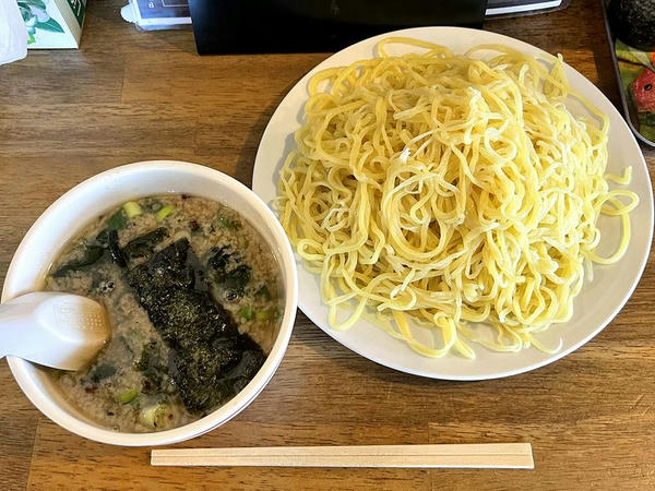醤油つけめん（こってり・大盛） 800円