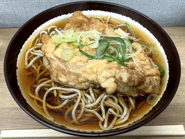 とり唐揚げそば 650円