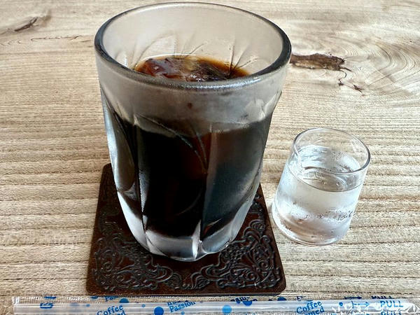 カレーセット（並）のアイスコーヒー