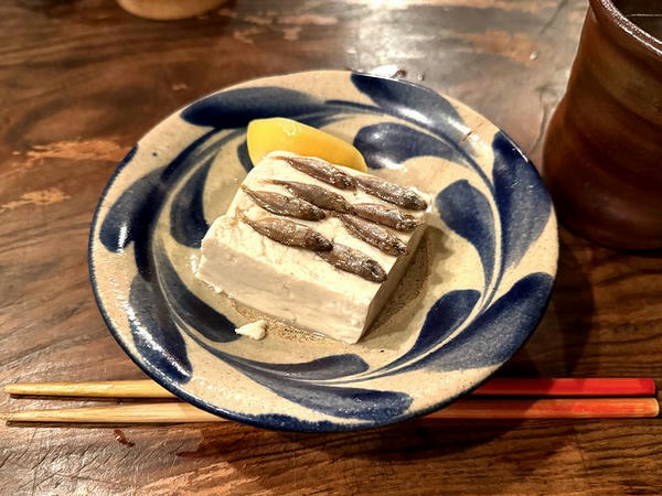 スクガラス豆腐 500円（税別）