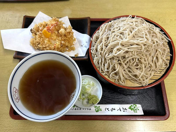 つけ天そば（大盛） 900円