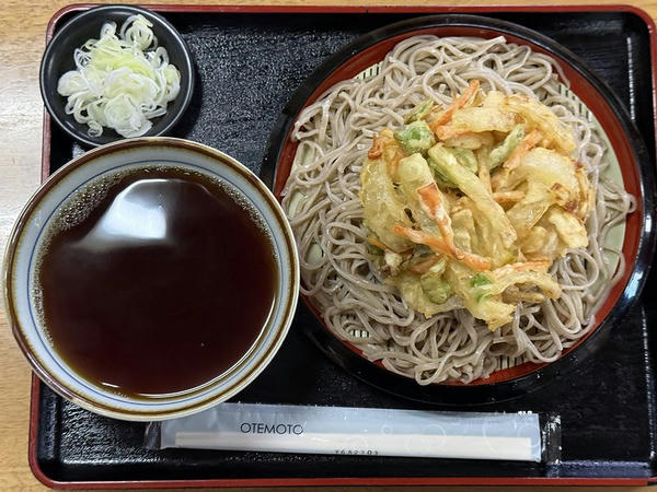 三合かき揚げつけそば 1,750円