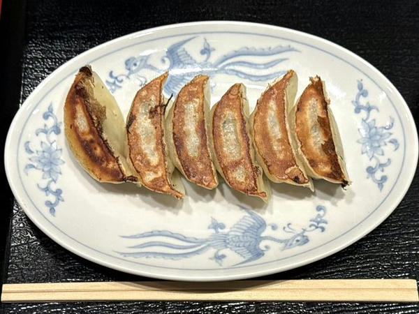 生ビールセット 650円 の焼き餃子