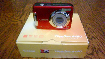 PowerShot A480 レッド