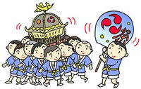 お祭り・秋祭り・神輿・神事・秋のイベント