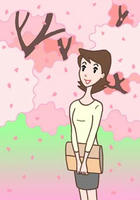 桜並木・桜の名所・桜の木・桜の花