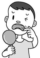 口内炎・口内炎症・できもの・腫れ物・口腔内炎症・口腔内腫れ