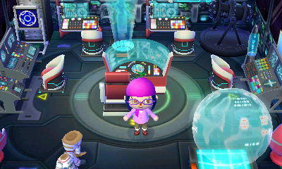 とび森・村長宅二階・トレミー管制室