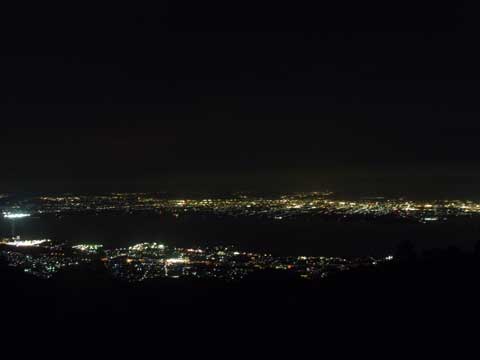 宿坊からの眺め(夜景)