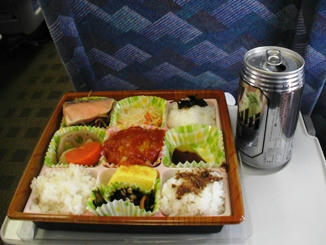 新幹線、弁当