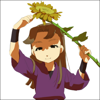 三木とヒマワリ