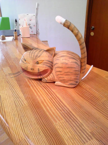 どっかで見たような猫