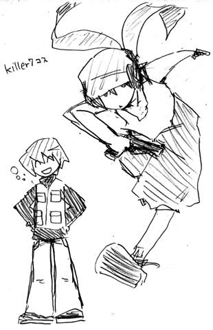 お題：創作にkiller7コス