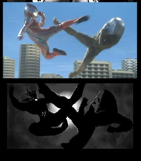 メビウスvsザラブ
