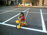 自転車デビュー