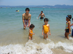 海にて１