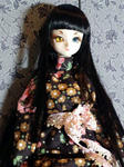 黒髪　千歌　沙羅さん手作りワンピ２