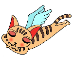 猫・キャラクター　＜ネコネコ天使＞.10