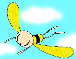 蜂のキャラクター