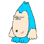 顔がデカイ動物達のキャラクター