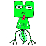 ファンキーなカエル・キャラクター