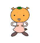 動物（ミカン）キャラクター・ミかん