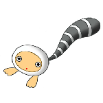 尾っぽが長いキャラクター