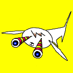 企業・個人PRキャラ・イラスト.75 ＜目玉飛び出し犬＞