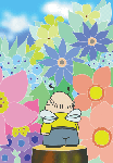 おやじと蜂のコラボキャラ