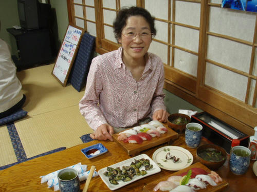 地魚のにぎり！おいしそうでしょ？