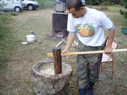 力がいるよ。一人でやるのは結構大変！