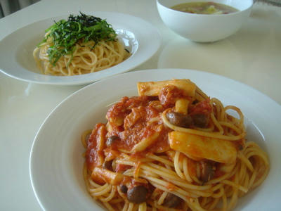 パスタ2種