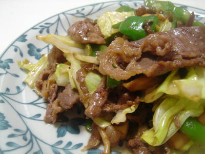 焼き肉野菜炒め